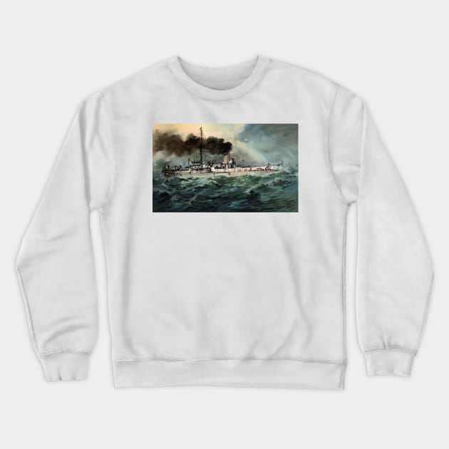 Deutsch: S.M. Linienschiff Baden - Hugo Graf Crewneck Sweatshirt by themasters